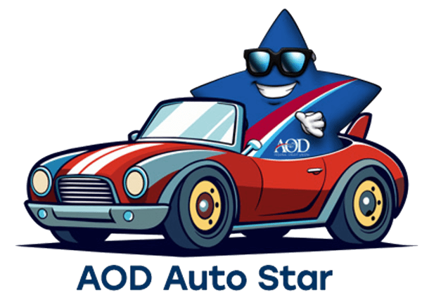 AOD Auto Star mascot